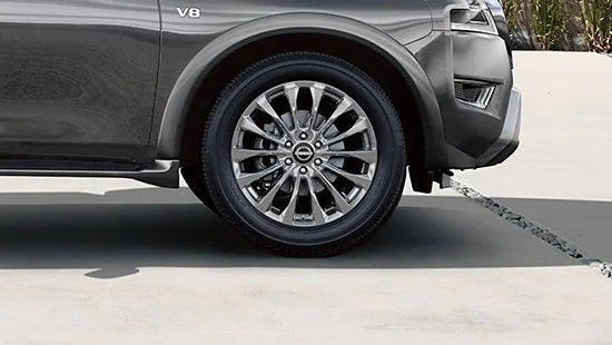 2023 Nissan Armada wheel and tire | Performance Nissan of Pompano in Pompano Beach FL