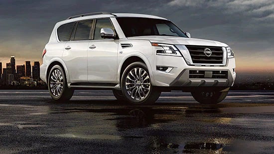 2023 Nissan Armada new 22-inch 14-spoke aluminum-alloy wheels. | Performance Nissan of Pompano in Pompano Beach FL